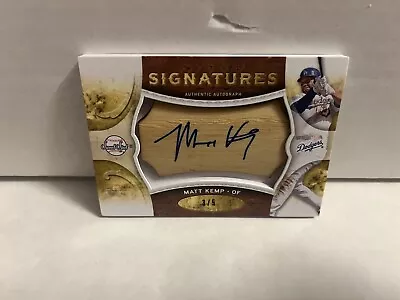 2009 Upper Deck Autograph Bat Barrel Matt Kemp 3/5 • $300