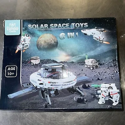 Solar Robot Kit 6-In-1 Space Toys Building Toys Christmas Birthday  Yellow • $19.95