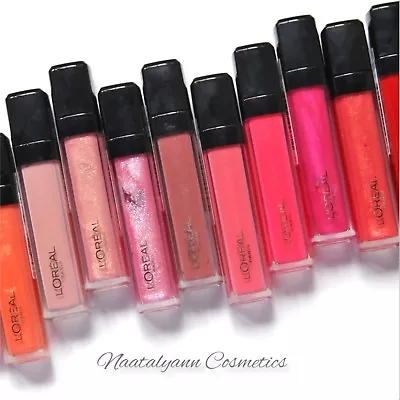 L'Oreal INFALLIBLE MEGA LIP GLOSS All  Shades Available NEW + FREE P&P • £3.49