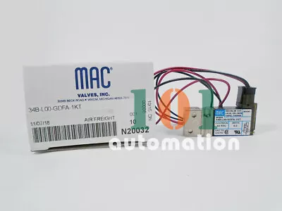 $116.47 • Buy 1Pcs New For MAC SM421 SM482 SMT Vacuum Solenoid Valve 34B-L00-GDFA-1KT