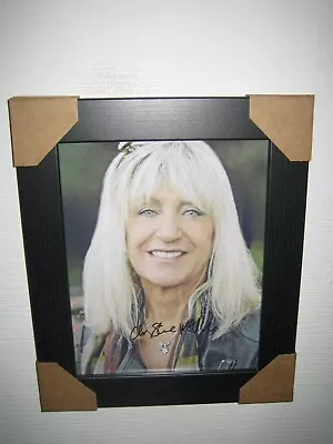 Christine McVie ; Hand Signed Photograph (8x10) Framed With CoA • $168.01