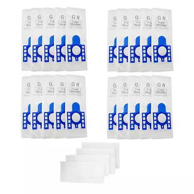 £14.95 • Buy 20 Vacuum Dust Bags & Filters For MIELE GN C1 C2 C3 Powerline Silence Ecoline 