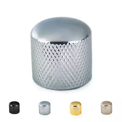 Metal Volume Tone Guitar Control Knob Push-Fit For Split Shaft Pots • £3.99