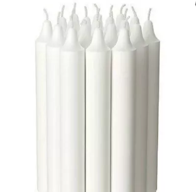 40 White Candles2x Packs 20 Per Pack  • £9