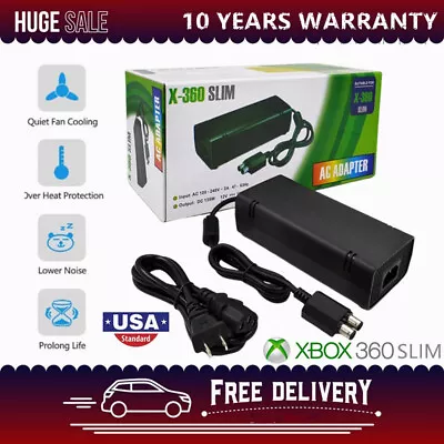 Xbox 360 Slim Power SupplyAC Adapter Power Brick Cord For Xbox 360 Slim Console • $17.89