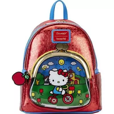 LOUNGEFLY SANRIO Hello Kitty 50th Anniversary Coin Bag Mini-Backpack • $72.85