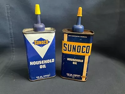 *Lot* Sunoco Household Oil Metal Can Oiler Sun Oil Company • $35