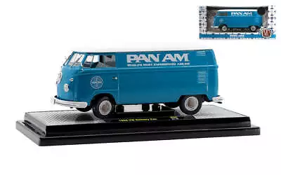 1:24 1960 Volkswagen (VW) Kombi Delivery Van - Blue Pan-Am Airline - M2 Machines • $49.99