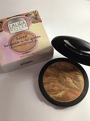 Laura Geller Supersize Balance-n-Brighren Baked Foundation 20g Deep New • £14.95