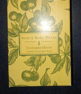 Bath & Body Works Cucumber Melon Glycerin Soap 4oz Bar - Vintage • $10