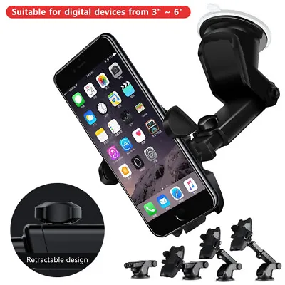Car Phone Holder Air Vent Windscreen Universal Suction Mount GPS Stand Cradle • $11.99