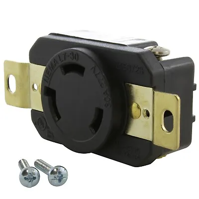 30 Amp 277 Volt NEMA L7-30R DIY Replacement Industrial Grade Outlet By AC WORKS® • $13.99