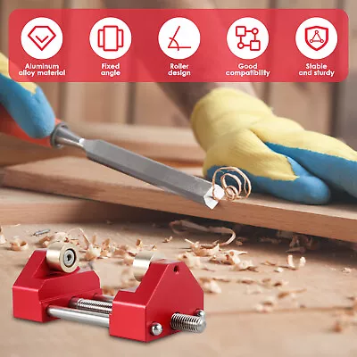Honing Guide Tool Chisel Sharpening Jig Adjustable Woodworking Sharpener GrRpy • $59.39