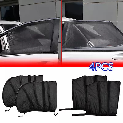 4x Universal SUV Car Window Sun Shade Sock Cover UV Blocker Baby Kids Protection • $13.66