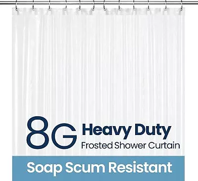 LiBa Waterproof Plastic Shower Curtain - Bathroom Shower Curtain Premium PEVA No • $32.65