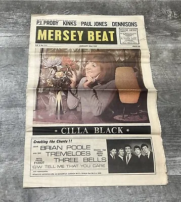 1965 Mersey Beat ~ Cilla Black ~ Moody Blues ~ The Dennisons Liverpool England • $18