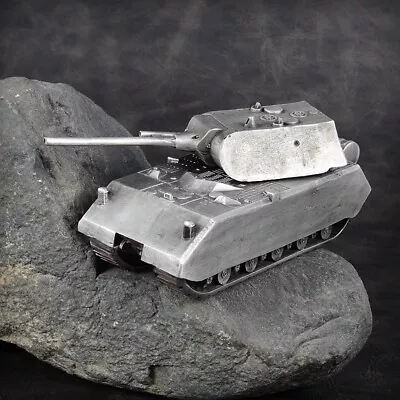 1:72 WW II Germany Panzer VIII Maus Heavy Tank Model All-metal Silver • $89.99