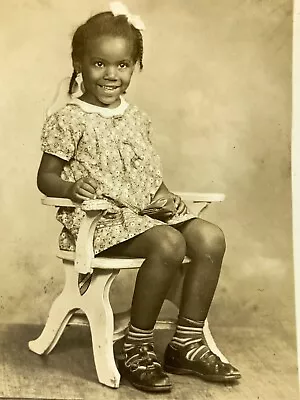 AhF) Found Photograph Muskogee Oklahoma African American Girl 1938 • $22.50