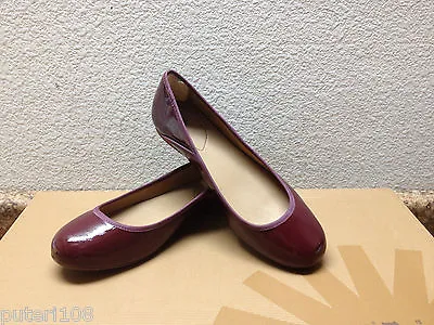 Ugg Antora Ii Deep Bordeaux Patent Leather Flats Slip On Us 8.5 / Eu 39.5 / Uk 7 • $59