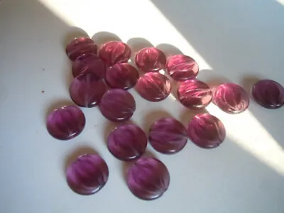 Vintage Czech Glass Small Purple Round Loose Beads • $4.99