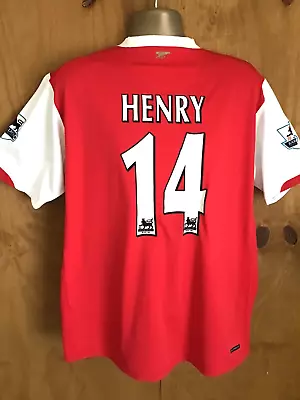 £39.95 • Buy Arsenal Mens Nike Henry #14 Home 2006/2007 Official Football Shirt  SIZE LARGE