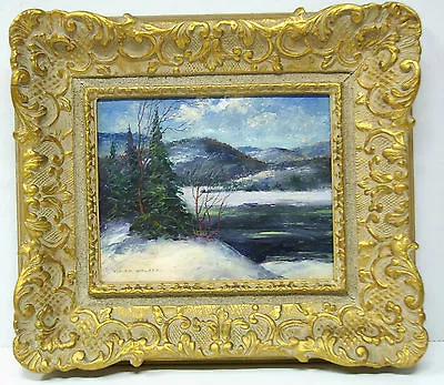 LAURENTIAN WINTER-small GEM- - Vivian WALKER (1903- Act.1972) • $475