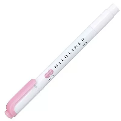 Zebra Mildliner Marker Pen : Mild Pink • $2.95