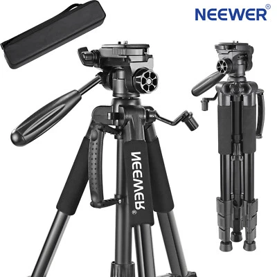 $39.99 • Buy Neewer 142cm Camera Tripod With 3-Way Swivel Pan Head,Bag For DSLR Camera,DV
