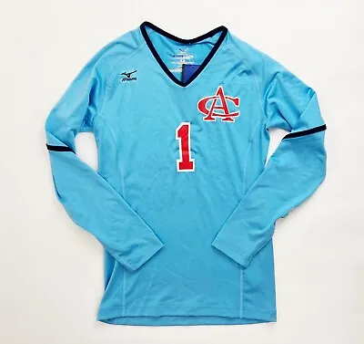 Mizuno   CA  Techno Generation LS Volleyball Jersey Women's S Sky Blue 440399 • $2.40