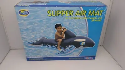 Vintage Inflatable Whale Rider On Pool Toy Oriental Sun Beach BRAND NEW SEALED • $118.01