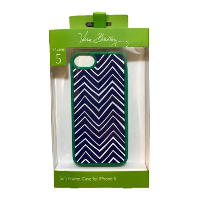 Vera Bradley VENETIAN PAISLEY Soft Frame Case For IPhone 5 Blue Cell Phone New • $9.89