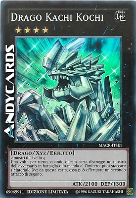 DRAGON KACHI KOCHI (Kachi Kochi Dragon) • Super R • MACR ITSE1 • Yugioh ANDYCARDS • $1.08