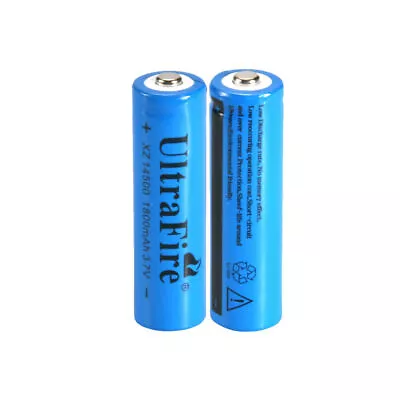 UltraFire 14500 Battery 1800mAh Li-ion 3.7V Rechargeable Batteries AA Size LOT • $7.50