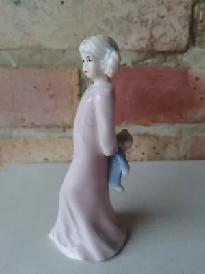 £12 • Buy Vintage SBL Regal House Collection Ornament Figurine Ceramic Girl & Teddy Bear