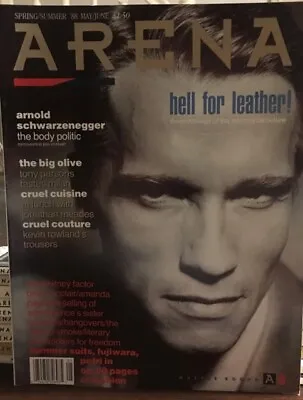 £5 • Buy ARENA Magazine Iss A9 Arnold Schwarzenegger Cover May/Jun 1988