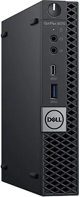 Dell OptiPlex 5070 Micro I5 8th Gen M.2 512GB 16GB RAM DDR4 Win10Pro D10U003 • $365.75