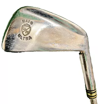 Haig Ultra 2 Iron Walter Hagen Golf Men's RH Stiff Steel 39.5  Nice Vintage Club • $27.99