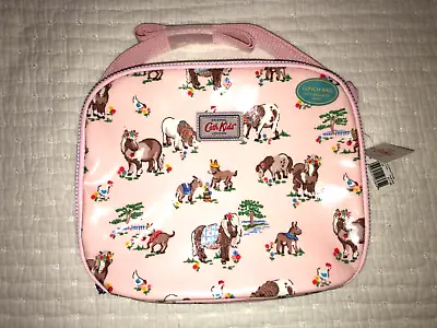 Cath Kidston Pink Pony Floral Flowers Farm Horse Children's Kid's Lunch Bag Box • £66.17