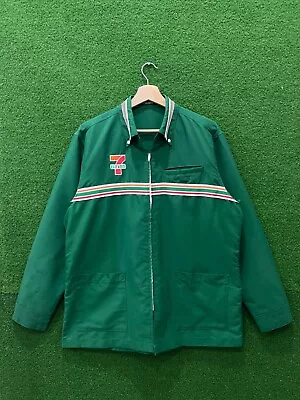 Vintage Japanese Brand Uniform 7 Eleven Full Zipper Large Size • $99