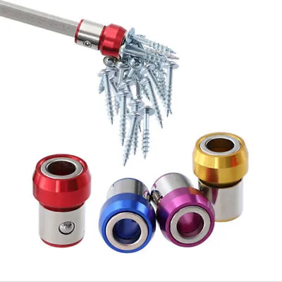Screwdriver Head Strong Magnetic Ring 1/4  7mm Screw Pick Up Tools Accessories • $1.88