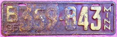 1935 Minnesota License Plate B359843 • $2.99