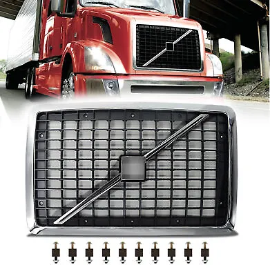 Volvo VNL Chrome Grille With Bug Screen And Stripe 2004-2017 2nd Gen • $171.81