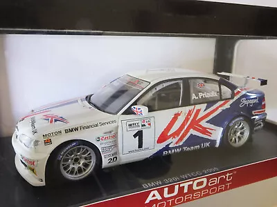 Autoart 1/18 2005 BMW 320i #1 WTCC A.Priaulx 80544 NEW 349 • $126.28