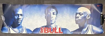 Original 1996 Michael Jordan Nike Poster  NO BULL  23 X 76 Pippen Rodman!!! • $89.99
