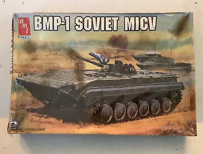 1990 AMT/Ertl #8678 BMP-1 Soviet MICV Model Kit 1/35 • $29.99