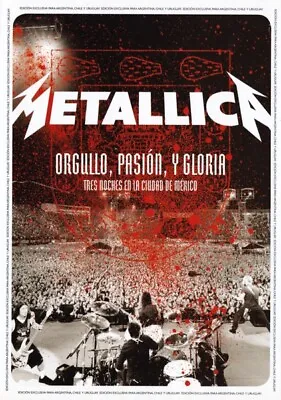 Metallica – Orgullo Pasion Y Gloria - Tres Noches En La Ciudad De México DVD • $9