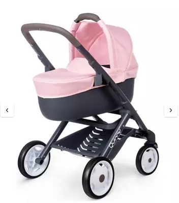 Maxi-Cosi Quinny Removable Seat Dolls Pram From Smoby Pink 3+ - LANCS • £24