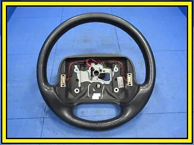 94-96 Chevrolet Corvette C4 Driver Steering Wheel Leather Black OEM 1585 • $119.99