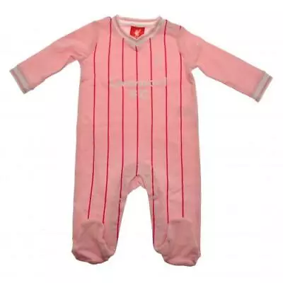 £12.99 • Buy Liverpool FC Baby Kit Pink Sleepsuit All In One Baby Grow Playsui LFC Official
