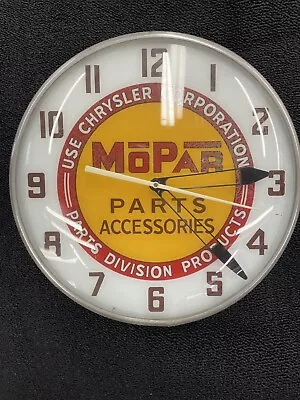 Vintage  Mopar Dealership Wall Clock (EXTREMELY RARE !!!!!!) • $1495